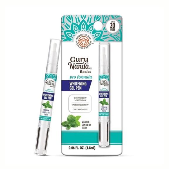 Mint Flavor Teeth Whitening Pen 0.06 fl oz 20 Uses,‎ Vegan & Gentle on Teeth Pro - Picture 1 of 6